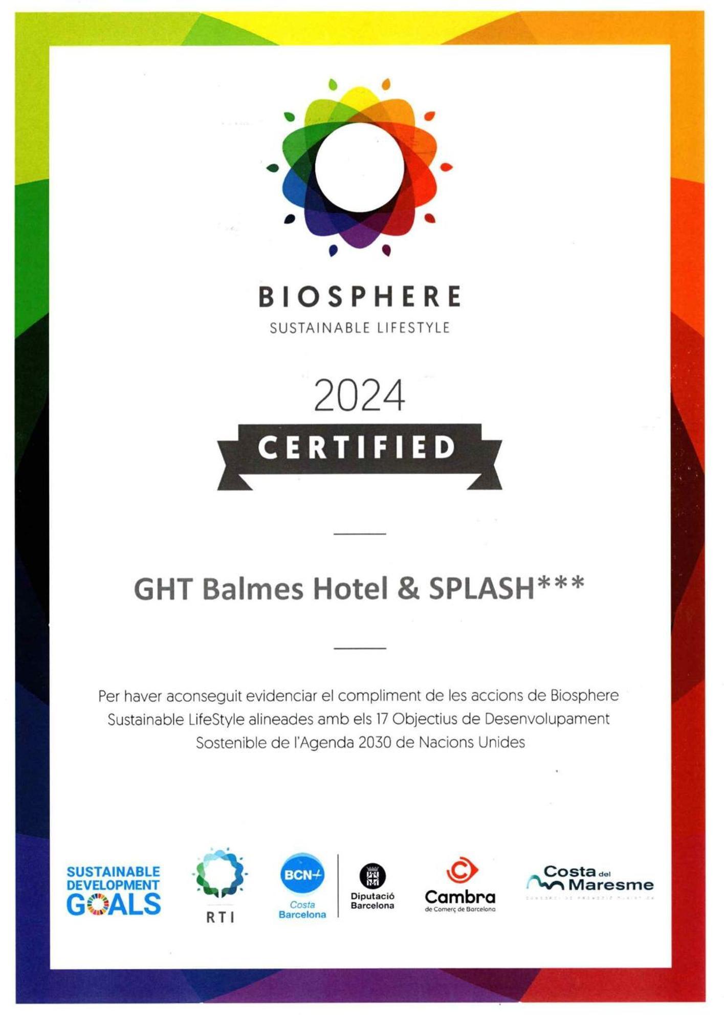 Ght Balmes, Hotel-Aparthotel&Splash Калея Екстериор снимка